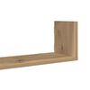 vidaXL Wall Shelves 3 pcs Artisian Oak 80x18x18 cm Engineered Wood