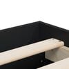 vidaXL Bed Frame with Drawers without Mattress Black 160x200 cm