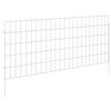 vidaXL Garden Fence with Stakes 48 pcs 115 x 50 cm Galvanised Steel