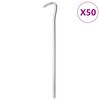 vidaXL Tent Pegs 50 pcs 23 cm &Oslash;7 mm Galvanised Steel