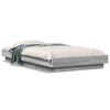 vidaXL Bed Frame without Mattress Grey Sonoma 100x200 cm
