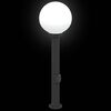 vidaXL Bollard Lights with Outlet 3 pcs 80 cm Black IP44