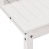 vidaXL Potting Table with Shelves White 82.5x50x109.5 cm Solid Wood Pine