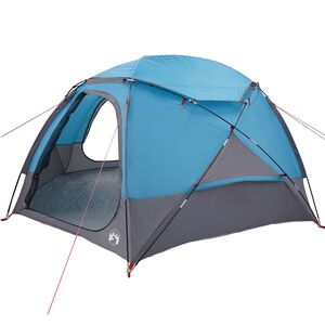 vidaXL Dome Tent with Removable Rainfly 4-Person Blue