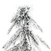 vidaXL Christmas Tree with 300 LEDs White 180 cm PE and Steel