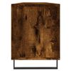 vidaXL TV Cabinet Smoked Oak 150x30x44.5 cm Engineered Wood