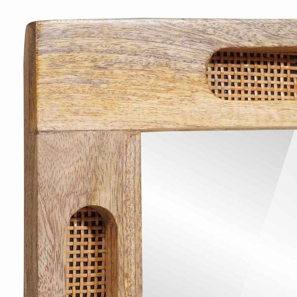 vidaXL Bathroom Mirror Brown 50 x 2.5 x 70 cm Solid Mango Wood