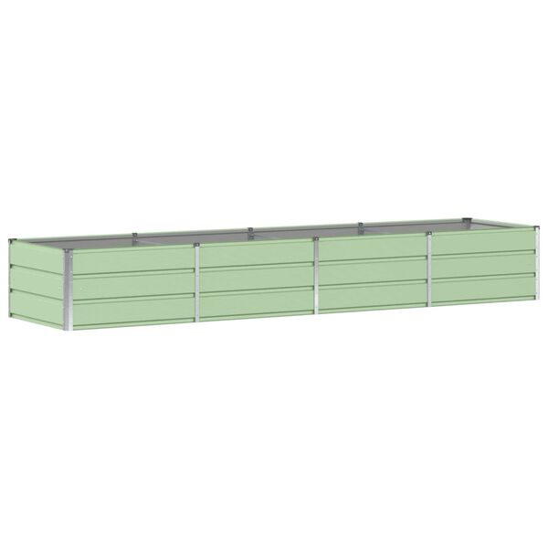 vidaXL Planter Green 320 x 80 x 45 cm Steel