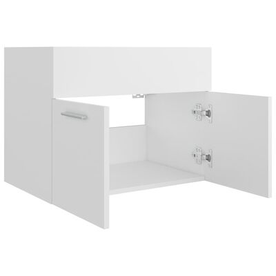 vidaXL Sink Cabinet White 60x38.5x46 cm Engineered Wood