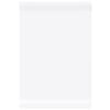 vidaXL Furniture Sticker Self-Adhesive Matte White 90x500 cm PVC