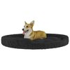 vidaXL Dog Bed Black 110x90x23 cm Plush