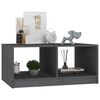 vidaXL Coffee Table Grey 75x50x33.5 cm Solid Pinewood