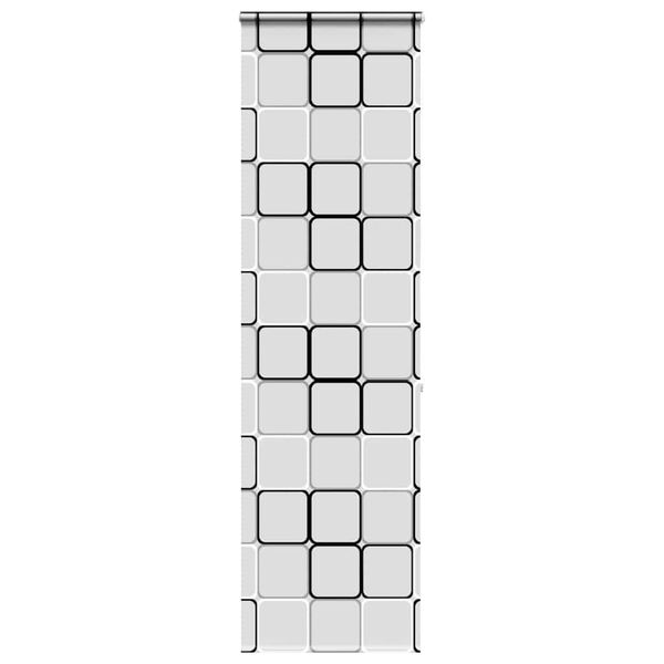 vidaXL Shower Roller Blind with Cassette 80x240 cm Fabric Width 76 cm