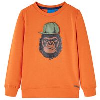 Kids' Sweatshirt Dark Orange 92