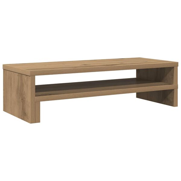 vidaXL Monitor Stand Artisian Oak 54x22x15 cm Engineered Wood