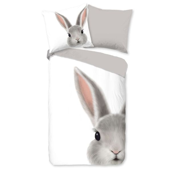 Good Morning Kids Duvet Cover ROGER 135x200 cm White