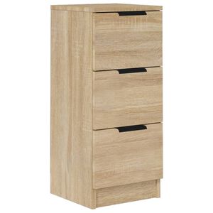 vidaXL Sideboard Sonoma Oak 30x30x70 cm Engineered Wood