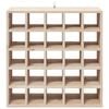 vidaXL Wine Rack 2 pcs Natural 56 x 25 x 56 cm Solid Pine Wood