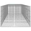 vidaXL 6-Panel Rabbit Cage 327x79x54 cm Galvanised Iron