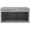 vidaXL TV Cabinet with LED Lights Grey Sonoma 60x30x30 cm