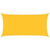 vidaXL Sunshade Sail 160 g/m² Yellow 2x4 m HDPE