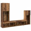 vidaXL TV Wall Units Wall-mounted 4 pcs Old Wood Engineered Wood