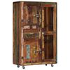 vidaXL Highboard 90x42x142 cm Solid Reclaimed Wood
