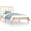 vidaXL Bed Frame without Mattress Solid Wood Pine 90x190 cm Single Single