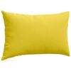 vidaXL Sofa Pillows 2 pcs Light Yellow 50 x 30 cm Fabric