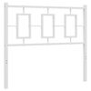 vidaXL Metal Replace Headboard White 100 cm