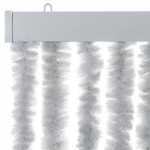 vidaXL Fly Curtain Grey 100x230 cm Chenille