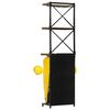 vidaXL Tractor Wine Cabinet Yellow 49x31x172 cm Solid Mango Wood