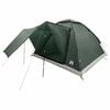 vidaXL Camping Tent 4-Person Army Green Polyester and Steel