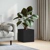 vidaXL Planter Box Black Oak 40 x 38.5 x 40 cm Engineered Wood