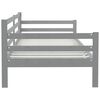 vidaXL Day Bed without Mattress Grey Solid Wood Pine 90x200cm