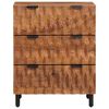 vidaXL Sideboard Acacia Brown Finish 60 x 33 x 75 cm Solid Mango Wood