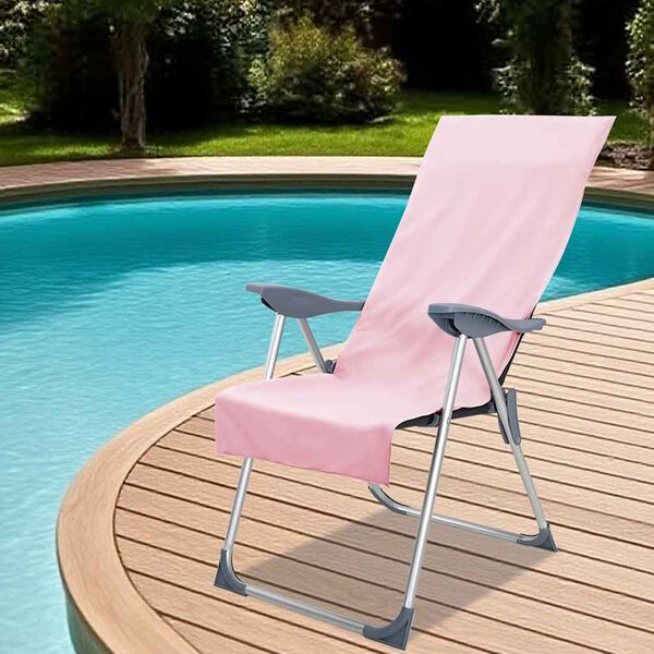 vidaXL Outdoor Chair Towels 2 pcs Pink 130 x 60 cm