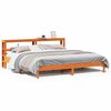 vidaXL Bed Frame without Mattress Wax Brown 180x200 cm Solid Wood Pine