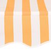 vidaXL Manual Retractable Awning 150 cm Orange and White Stripes