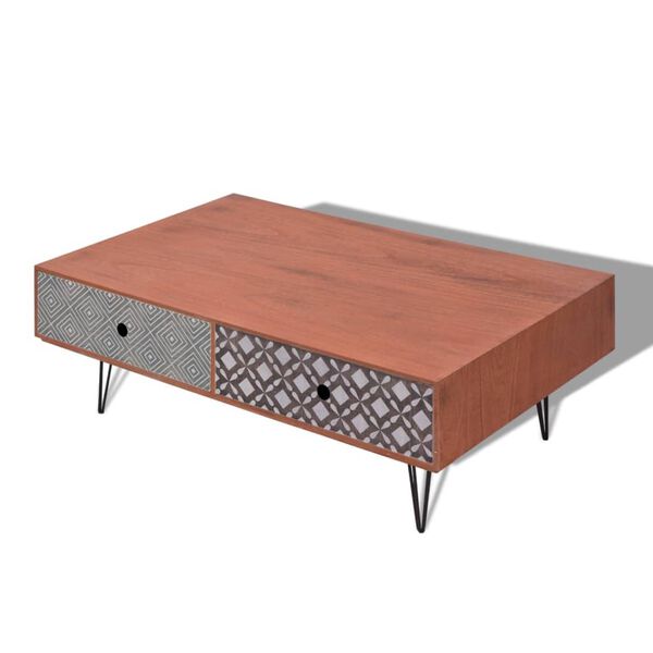 vidaXL Coffee Table 100x60x35 cm Brown