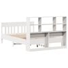 vidaXL Bed Frame without Mattress White 140x200 cm Solid Wood Pine