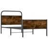 vidaXL Bed Frame without Mattress 100x190 cm Sonoma Oak Engineered Wood