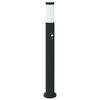 vidaXL Bollard Lights with Sensor 3pcs 80 cm Stainless Steel IP44
