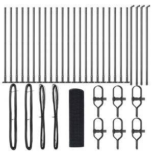 vidaXL Fence Post Grey 50 x 0.6 m (12 x 12 mm mesh) Steel and PVC