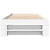 vidaXL Bed Frame without Mattress White 100x200 cm Engineered Wood