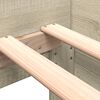 vidaXL Bed Frame without Mattress Sonoma Oak 90x190 cm Single Engineered Wood