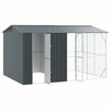 vidaXL Bird Cage Anthracite 430 x 310 x 247 cm Galvanised Steel