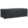 vidaXL Furniture Cover Plain Black 300 x 140 x 90 cm 600D