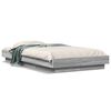 vidaXL Bed Frame without Mattress Grey Sonoma 90x200 cm