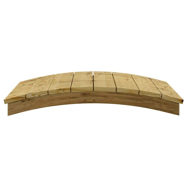 vidaXL Garden Bridge 110x74 cm Impregnated Solid wood Pine